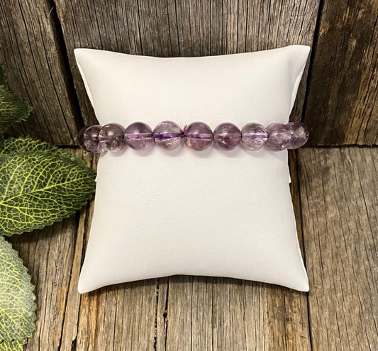 Amethyst Bead Bracelet