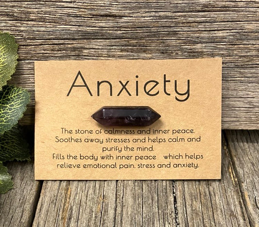 Anxiety Card - Amethyst