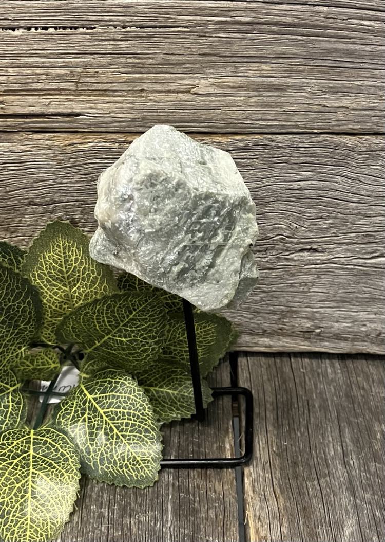 Aventurine Raw stone on stand