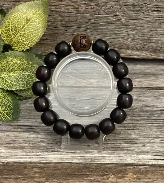 Black Wooden Bracelet