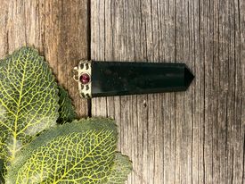 Bloodstone and Garnet Pendant