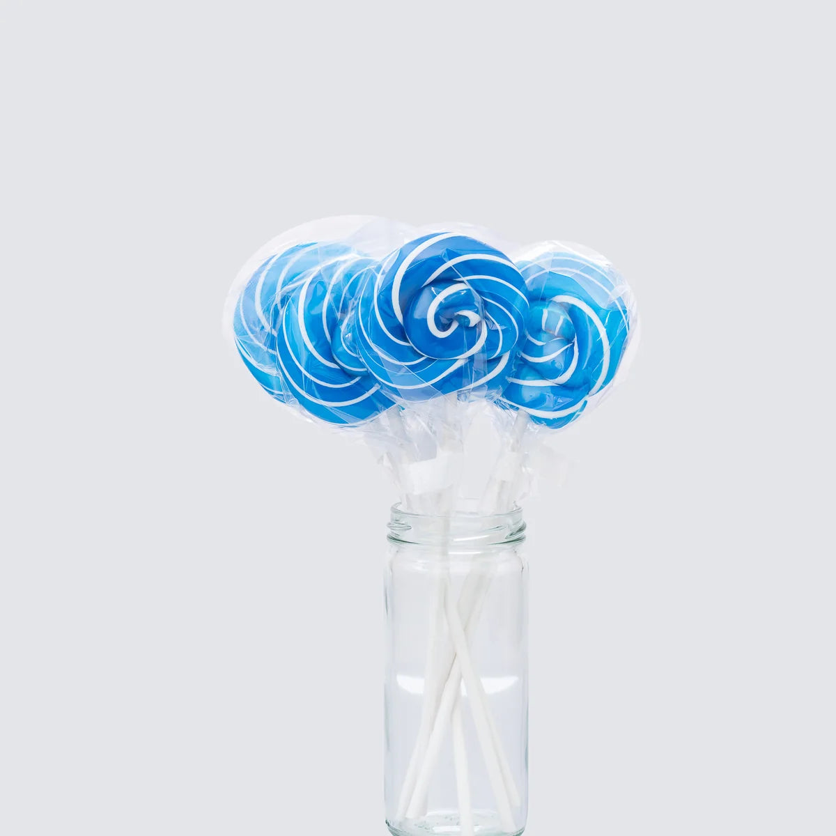 Blue Swirl Lollipops