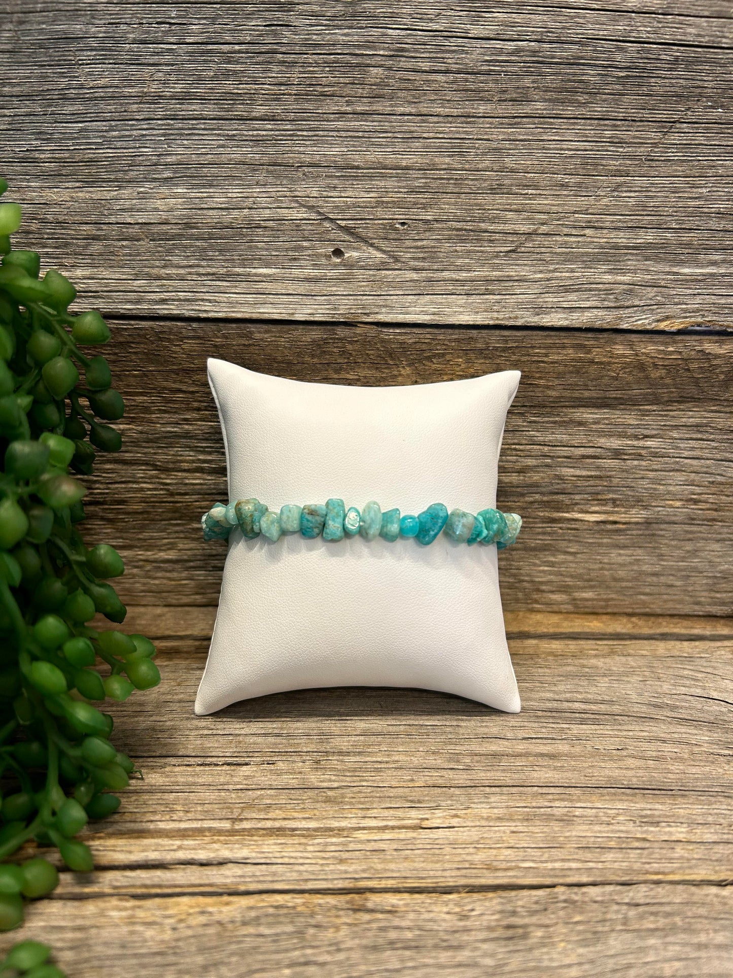 Amazonite Chip Bracelet