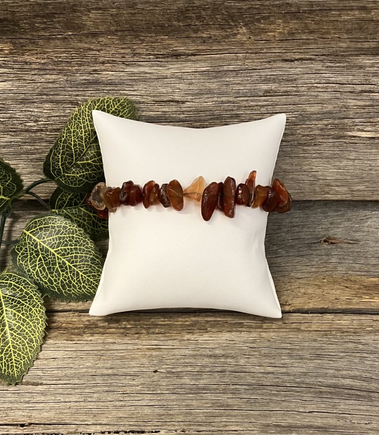 Carnelian Chip Bracelet