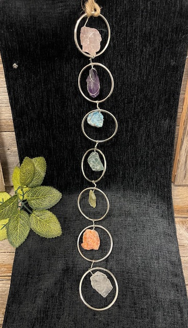 Chakra crystal hangers