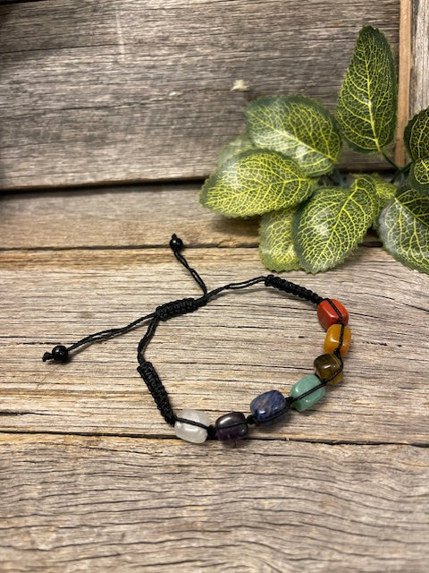 Chakra adjustable bracelet