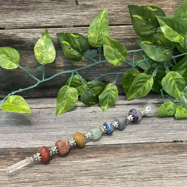 Chakra wand Chakra Stones