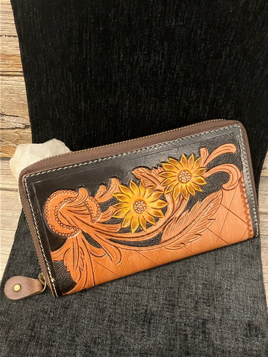 Leather Clutch/purse