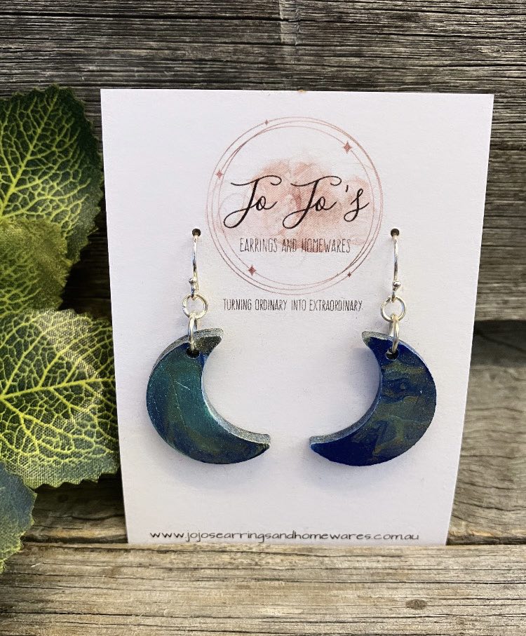 Jo Jo's Crecent Moon Earrings