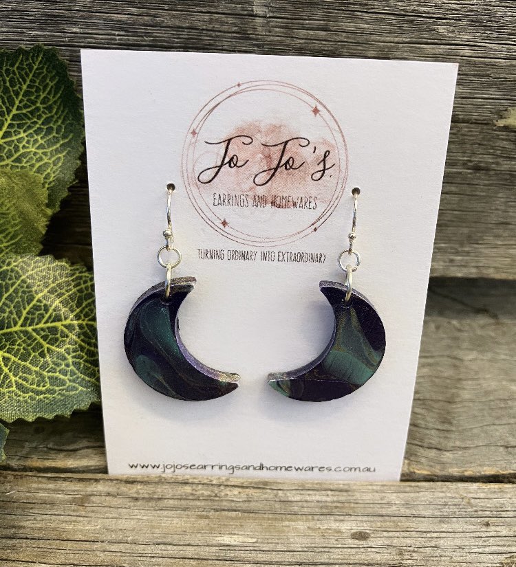 Jo Jo's Crecent Moon Earrings