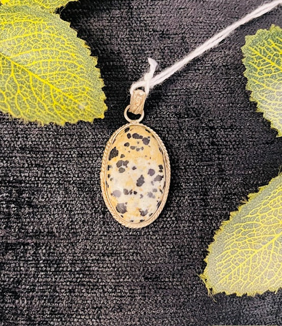 Dalmation Jasper pendant
