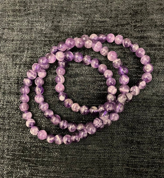 Dream Amethyst Bead Bracelet