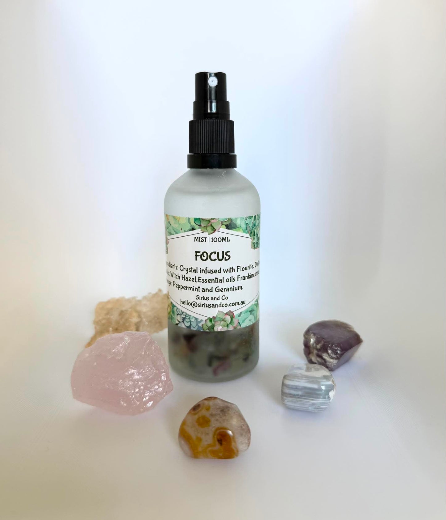 Focus Crystal Infused Affirmation Room Spray