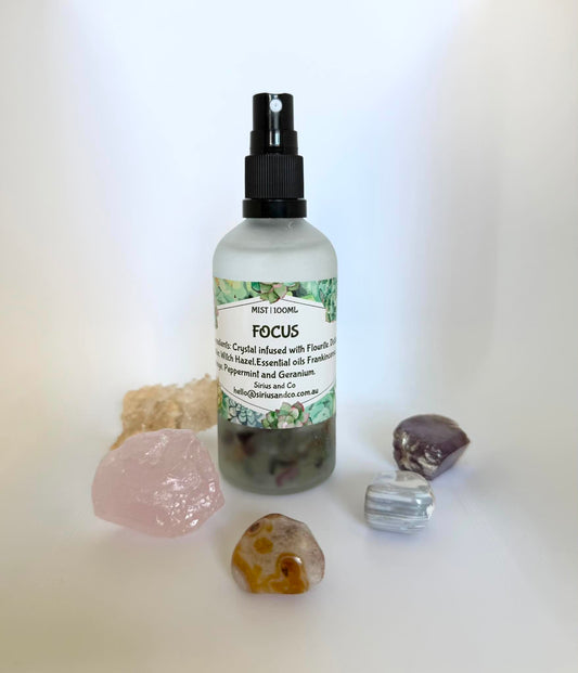 Focus Crystal Infused Affirmation Room Spray