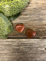 Golden Sunstone Mini Hearts