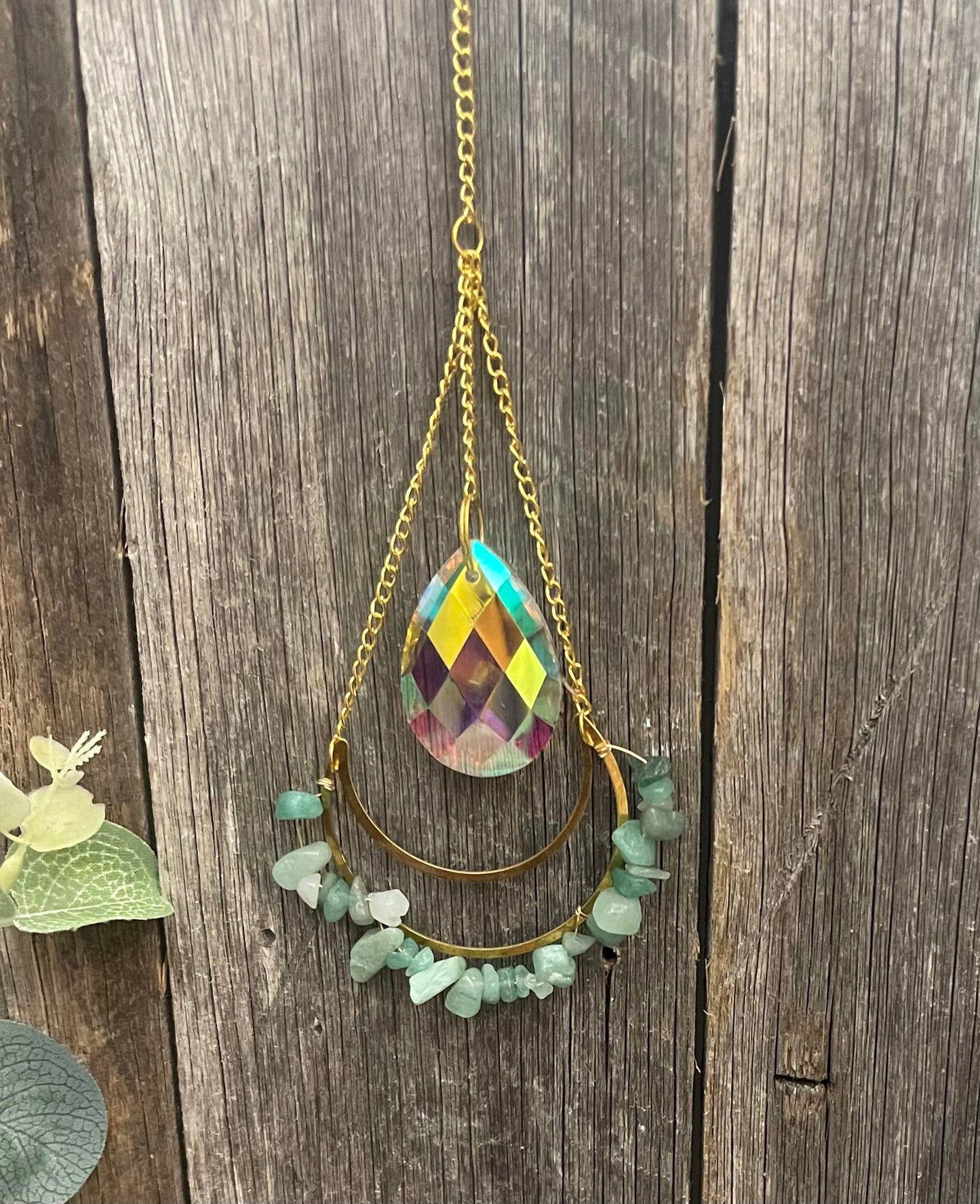 Crystal Moon Suncatcher