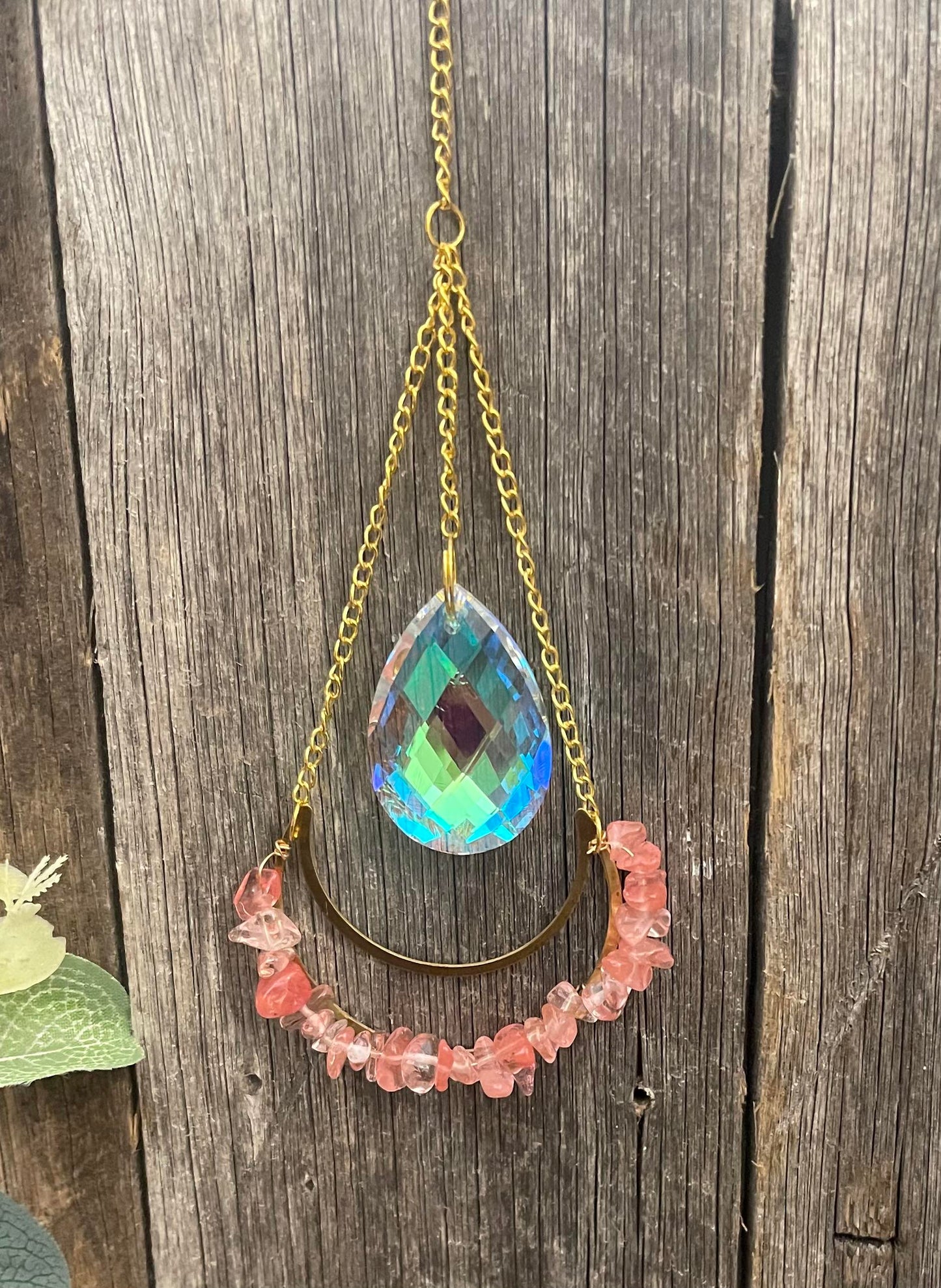 Crystal Moon Suncatcher