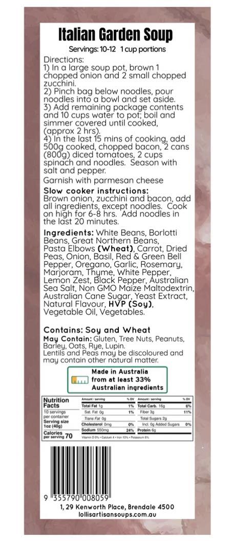 Lolli's Italian Garden Soup