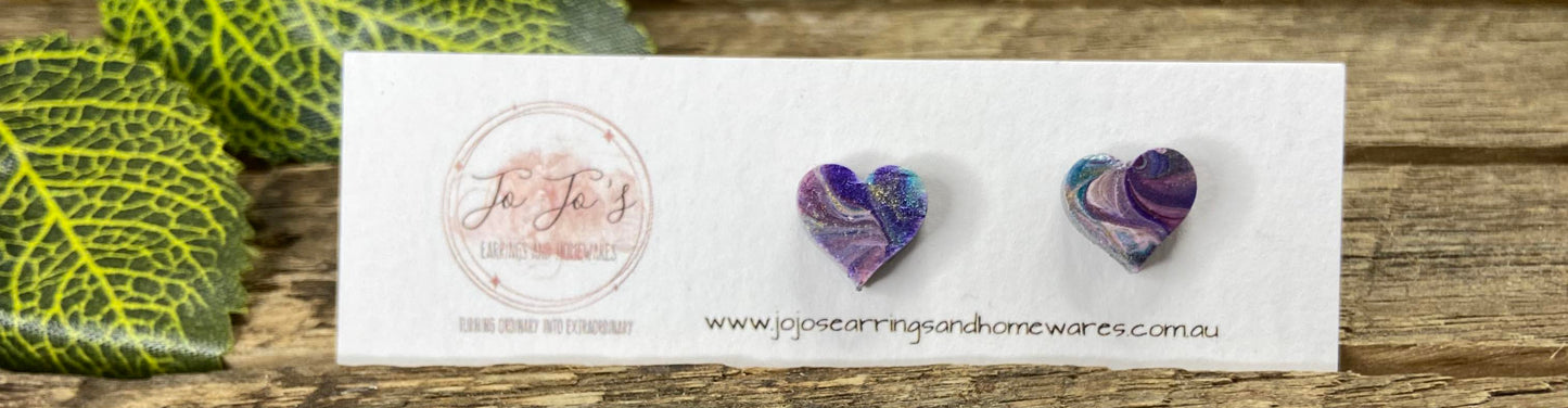 Jo Jo's | Heart Studded Earring Collection