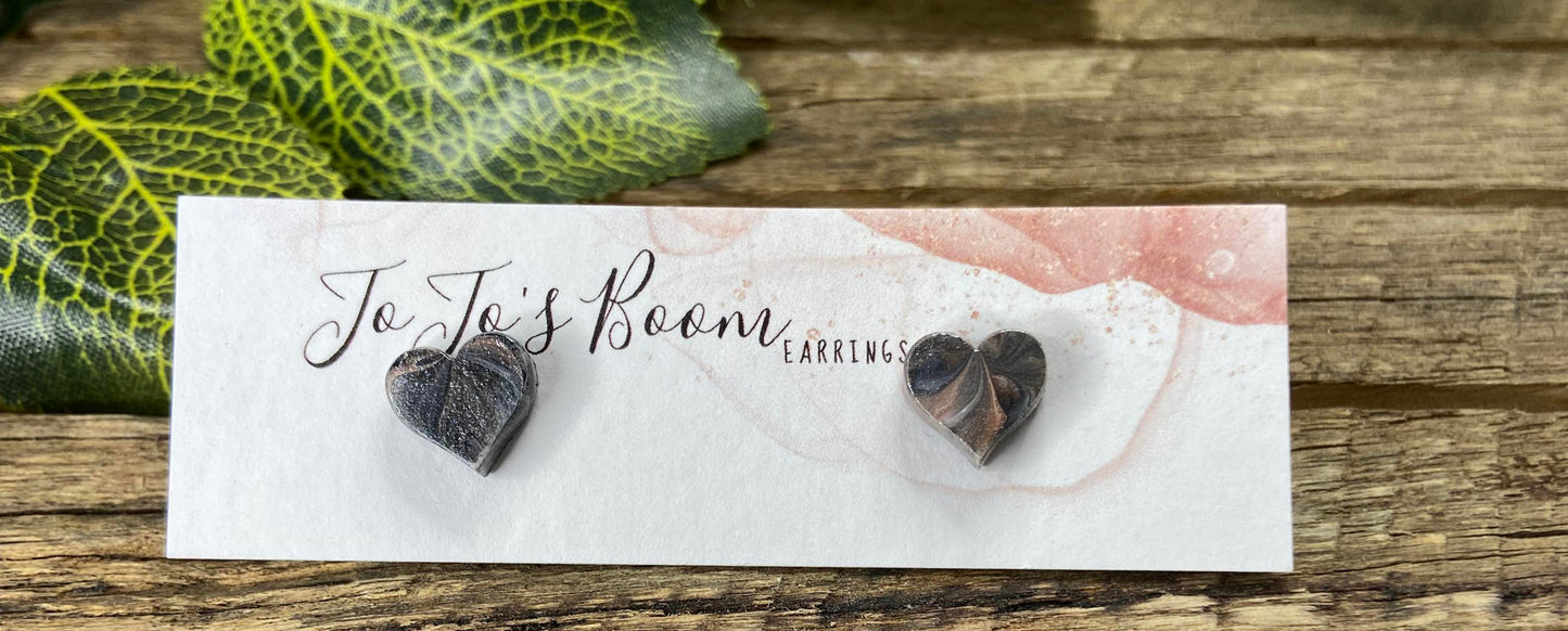 Jo Jo's | Heart Studded Earring Collection