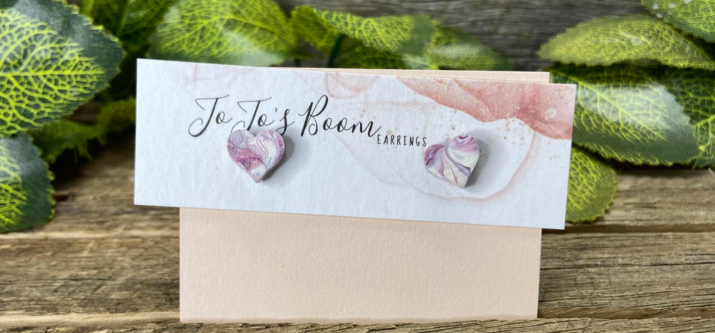 Jo Jo's | Heart Studded Earring Collection
