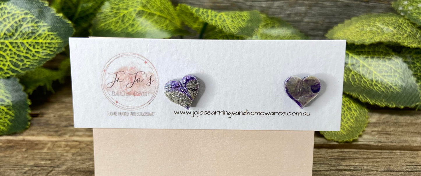 Jo Jo's | Heart Studded Earring Collection