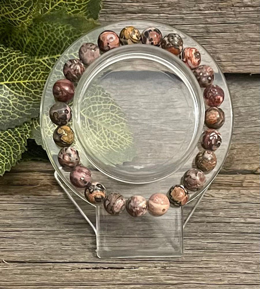 LEOPARD SKIN JASPER BRACELET