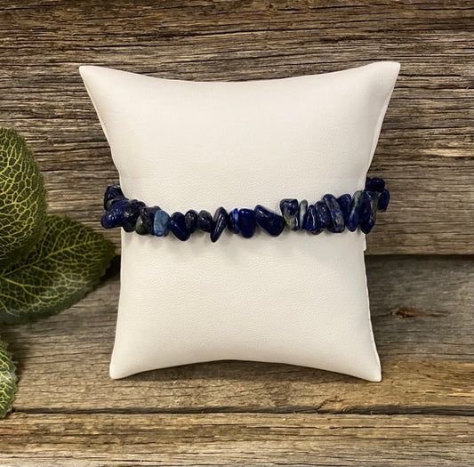 Lapis Lazuli Chip Bracelet