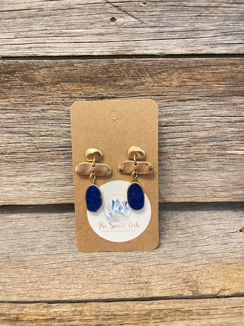 Lapis Lazuli drop earrings