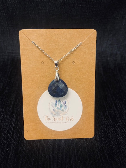 Lapis Lazuli crystal necklace