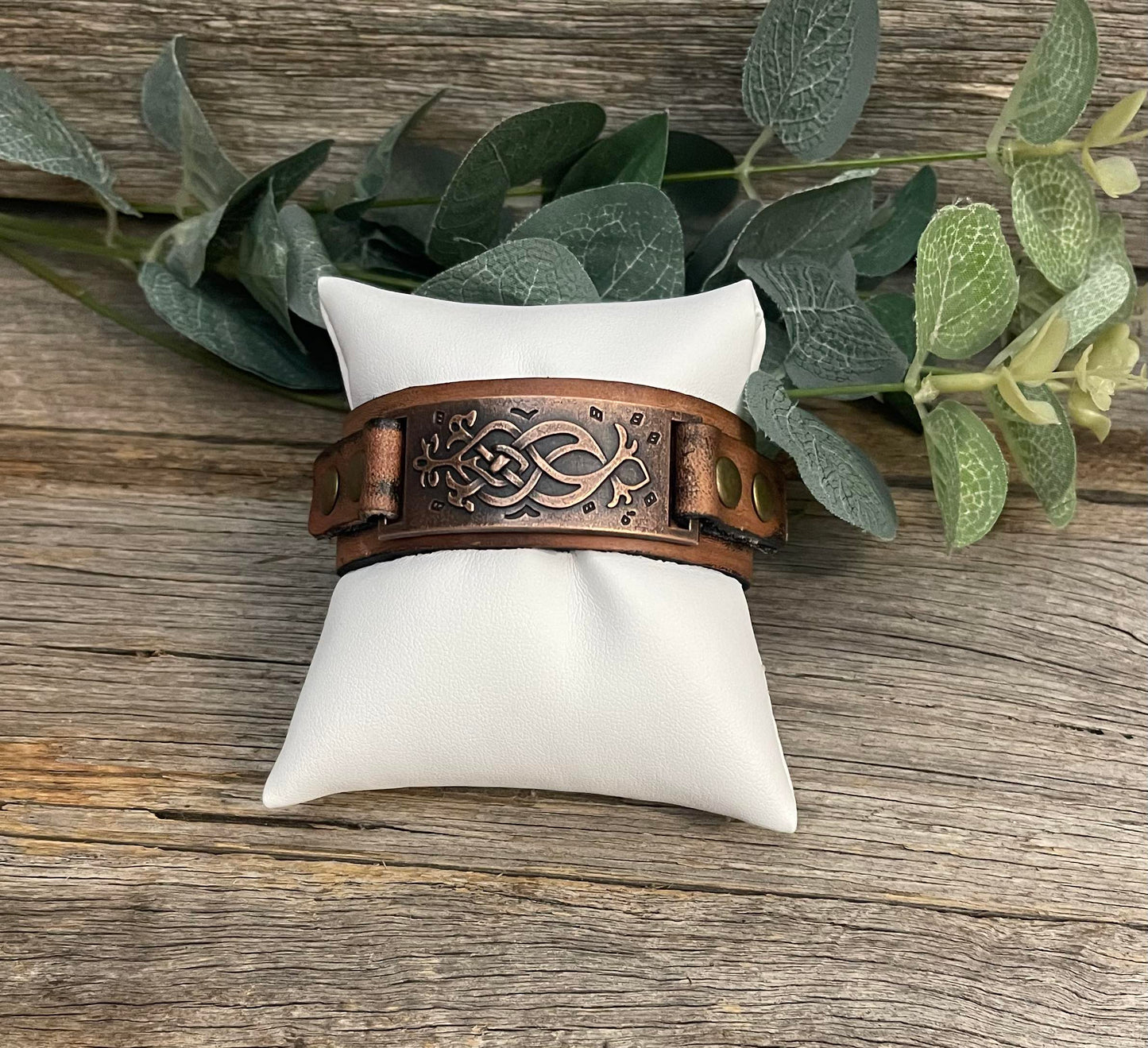 Tribal Leather Cuff/Bracelet