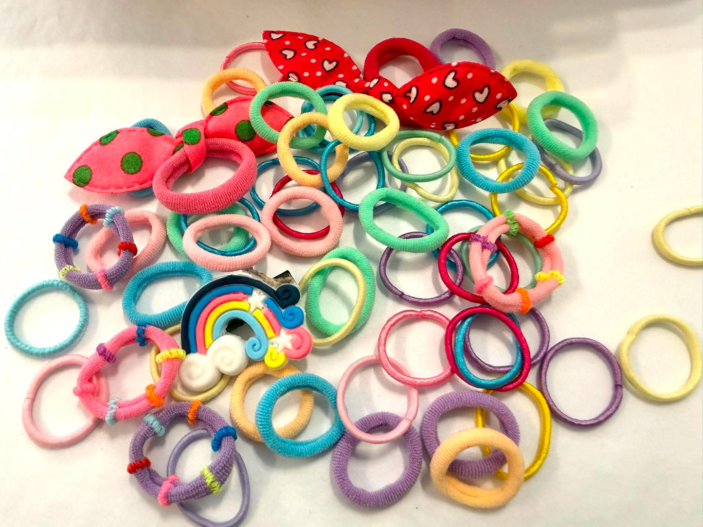 Hair Ties - Mixed colourful