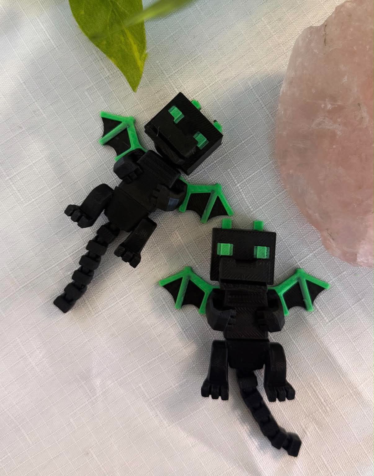 Mini Minecraft Dragon Sensory Toy