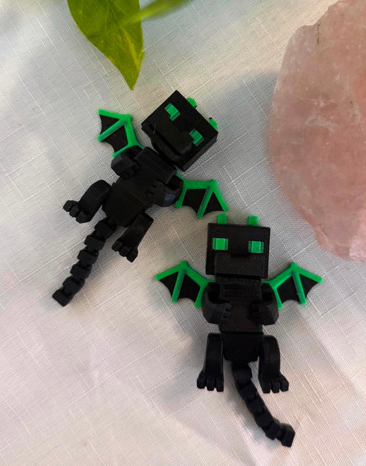 Mini Minecraft Dragon Sensory Toy