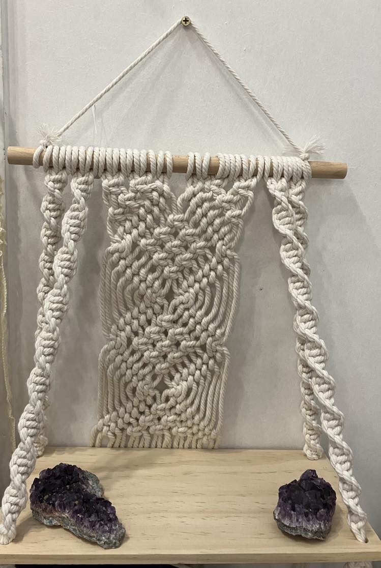 Macrame Wall Hanging Shelf