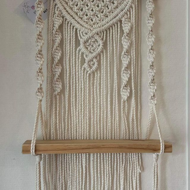 Macrame Wall Hanging Shelf