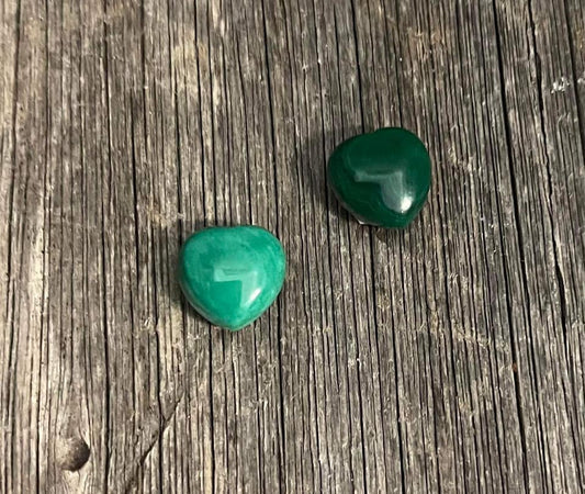 Mini Malachite Heart