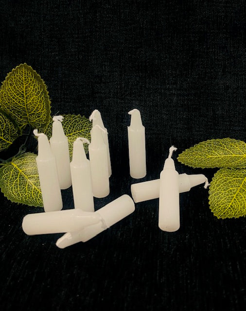 Mini spell candles - white
