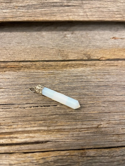 Crystal point pendants