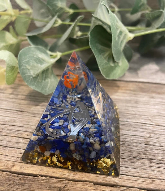 Orgone Pyramid -Lapis Lazuli