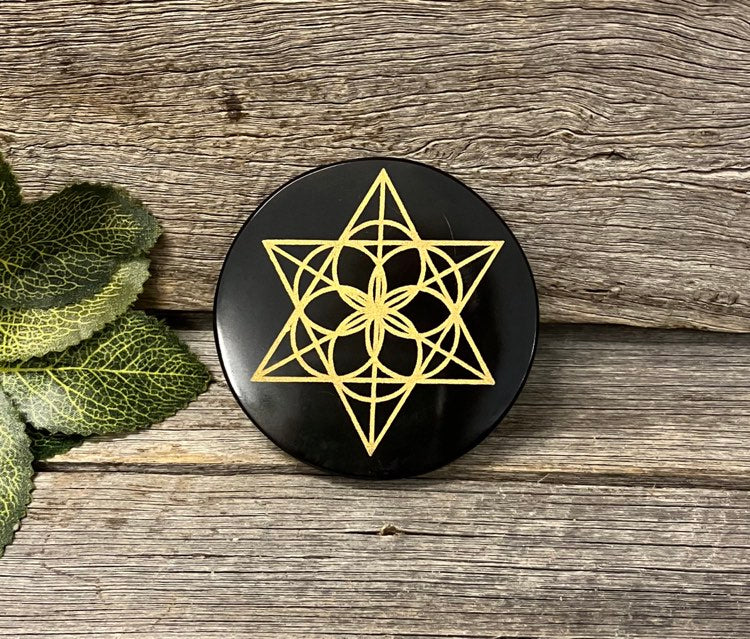 Black Obsidian Scrying Mirror