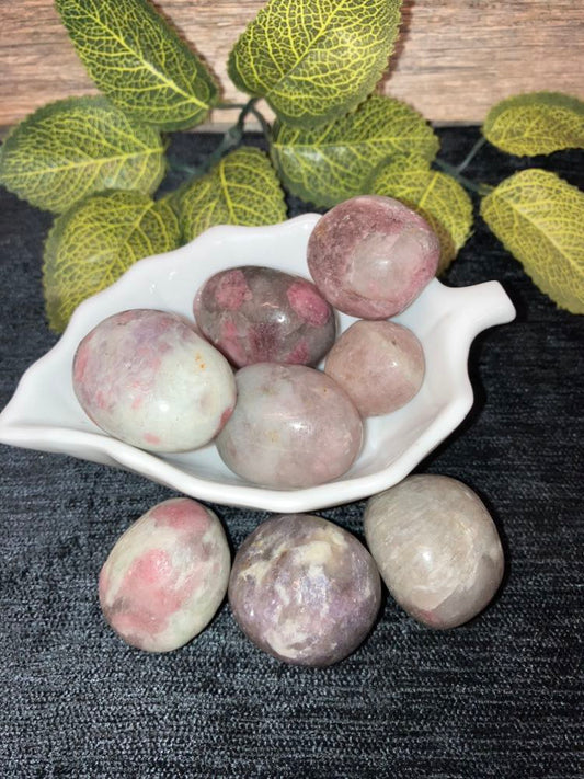 Pink Tourmaline Tumbles