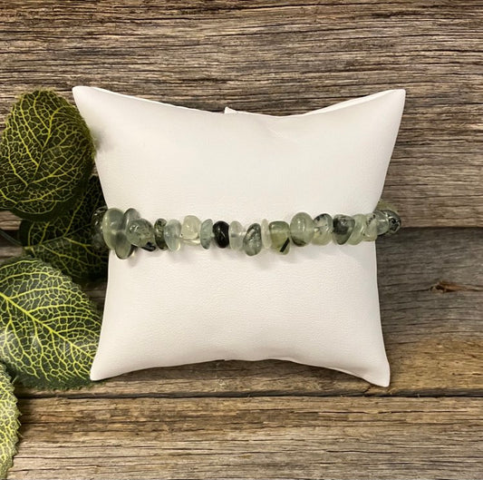 Prehnite Chip Bracelet