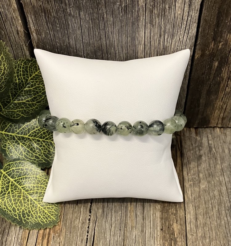 Prehnite Bead bracelet