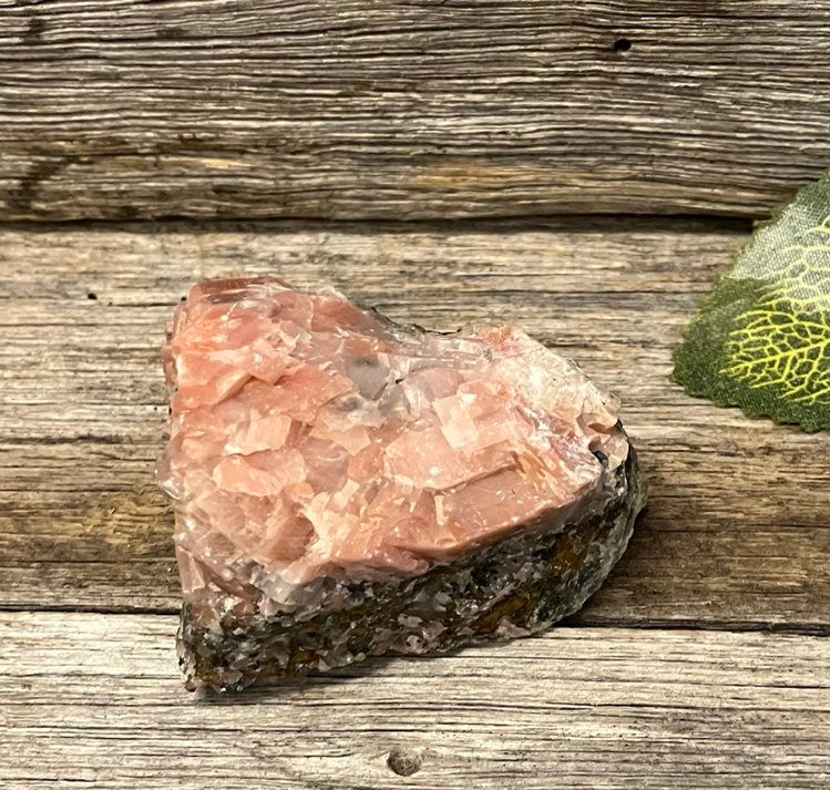 Pyrite and Pink Calcite Specimen