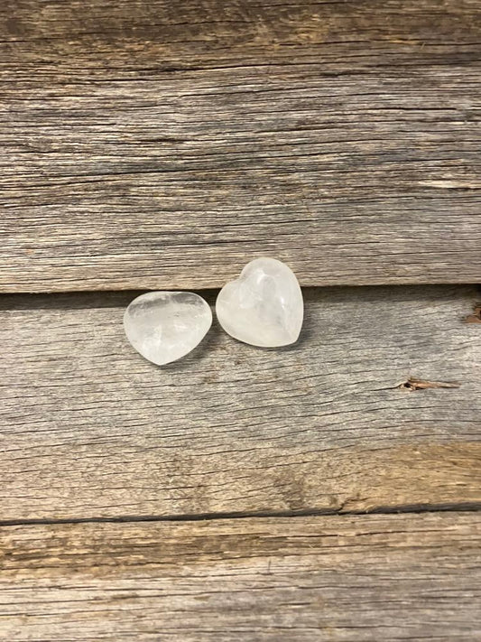 Clear Quartz Heart