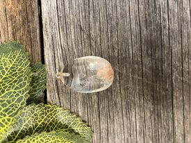 Clear Quartz Sterling Silver Pendant