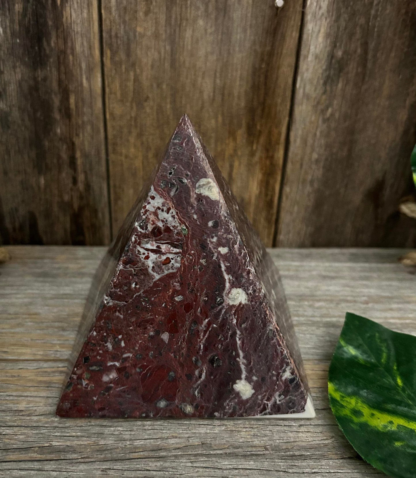 Red Onyx Pyramid