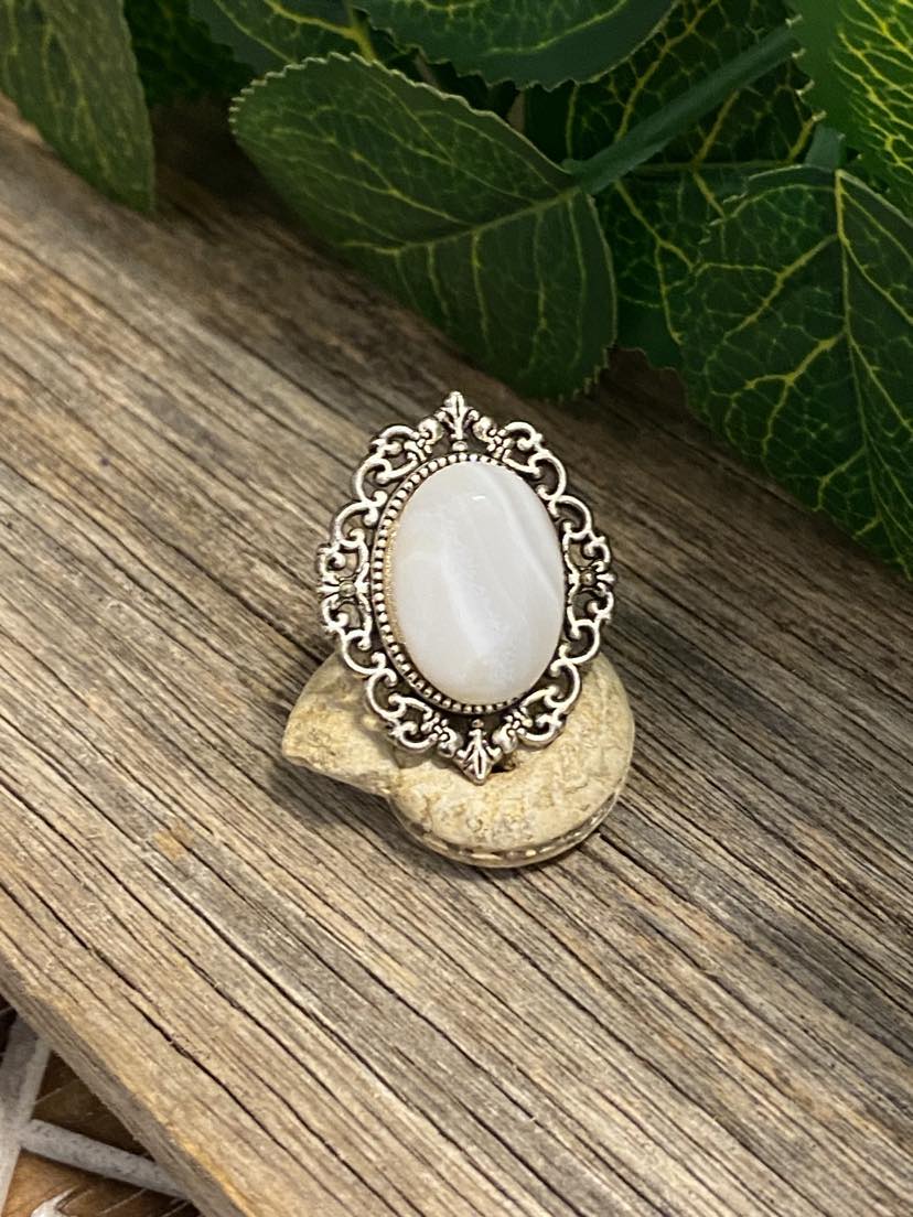 Lace Agate Ring