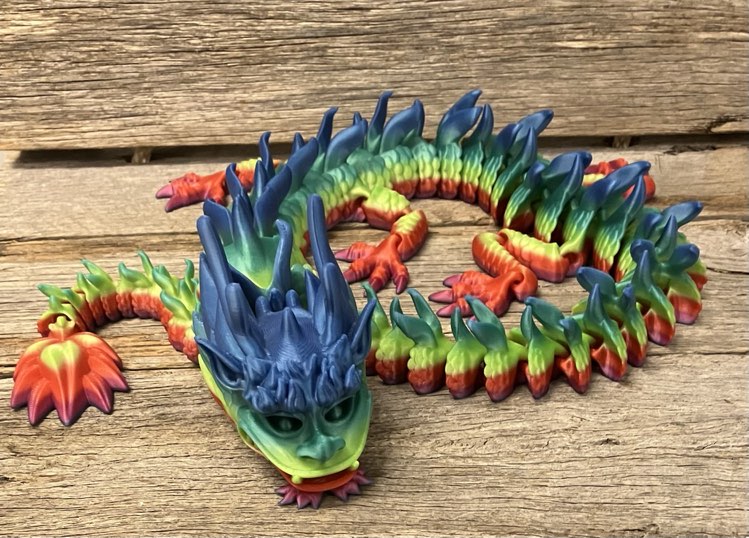 Rainbow Chinese Dragon Sensory toy